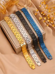 1 classic minimalist watch strap bracelet, made of 304 stainless steel material, a fashionable item for men, showcasing personality and temperament, suitable for daily wear and parties, Valentine's Day gifts, all season accessories