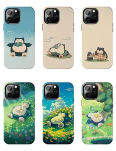 Snorlax - The Giant Napper Series - Cozy Dreamland Phone Case - Durable Protective Phone Cover for iPhone 7-17 Pro Max / for Samsung S21-S25 Ultra