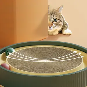 Cat Scratcher with 3 free build-in balls, cat toys Cat bed, Cat Scratching Board