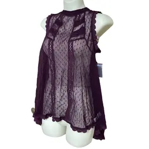 NWT Free People See Through Blouse Small Womenswear Elegance Top Shirts Comfortable Day