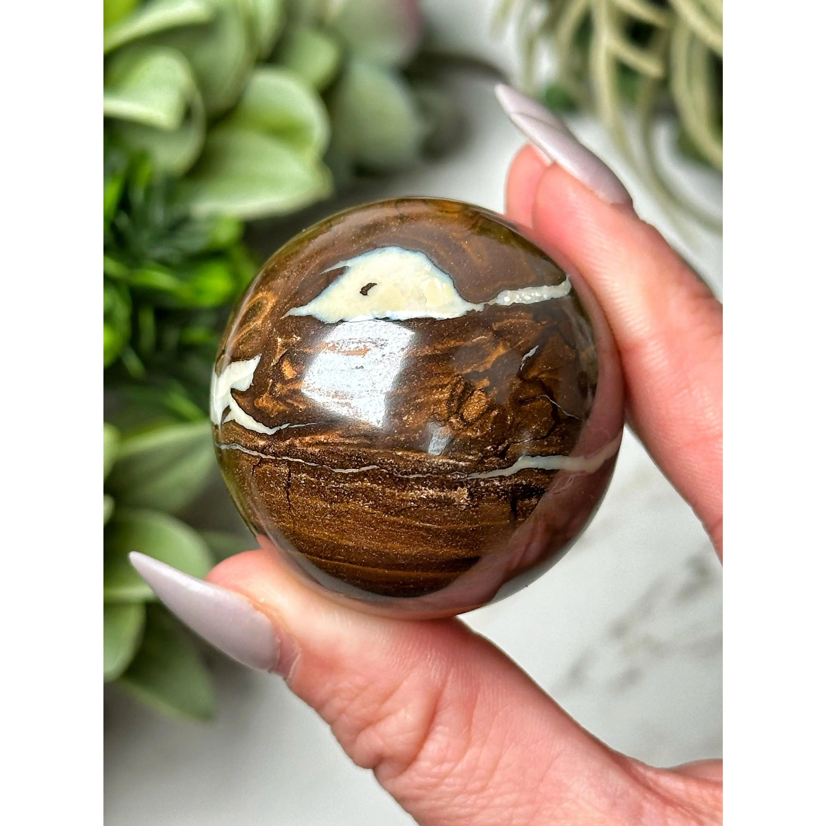 Boulder Opal Sphere - #2
