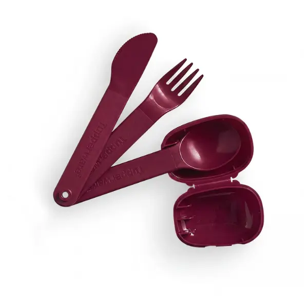 Tupperware On The Go Cutlery | Reusable Travel Utensils | 4‑Piece Set