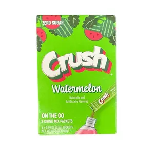 Crush Zero Sugar Drink Mix Watermelon Flavor- 1 Box 6 Sticks