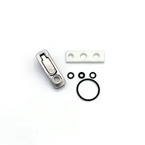 Metal seal gasket kit for lighter — compatible with ZP; anti‑evaporation lighter fluid; extends fuel life; replacement parts include a metal insert, cotton pad, and flint slot.