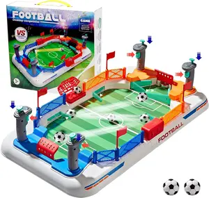 Mini Foosball Games 2022 New Tabletop Football Soccer Pinball for Indoor Game Room, Table Top Foosball Desktop Sport Board Game for Adults Kids Family Play Game
