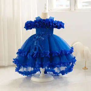 Girls Elegant Princess Dresses Trendy New High Quality Wholesale Performance Formal Outfits