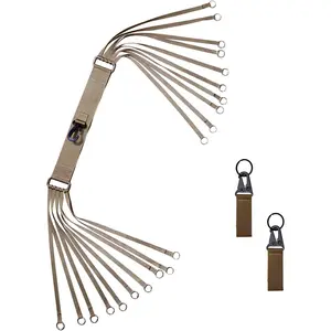 Duck Lanyard Game Carrier - 20 Slip Rings Nylon Duck Strap with Neoprene Pad, Heavy-Duty Waterfowl Tote Holder for Duck, Goose, Dove, Bird and Small Game, Hunting Accessories Gifts for Men