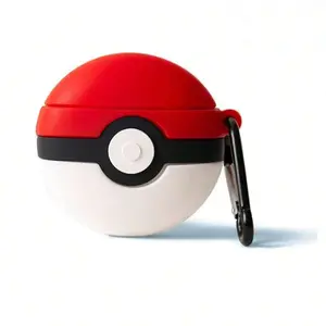 1pc 3D Cute Case Cove Compatible with AirPods Case 1 & 2,Soft Silicone Cartoon Classic Game  Design Case Fashion Cover Funny Protective Case for AirPod 2 & 1