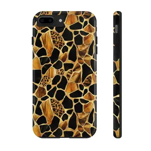 Gold Glitter Leopard Print Phone Case Animal Print Phone Case Cheetah Phone Case Animal Lover Phone Case