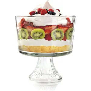 Monaco Glass Trifle Bowl, 104 oz