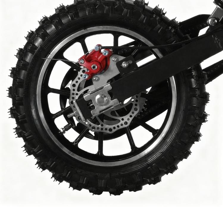 Explorinox Kids Dirt Bike:Children's electric toys car, Max Speed 30 KM/H, Professional Front & Rear Disc Brakes for Safe Riding (Black)