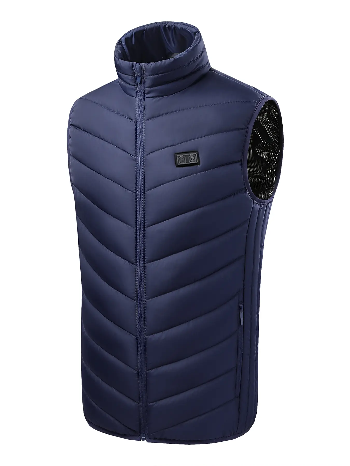 Men's USB Heated Vest Gilet for Fall & Winter, Full Body Core Heating Design, Casual Plain Fitted Jacket, Outdoor & Daily Use