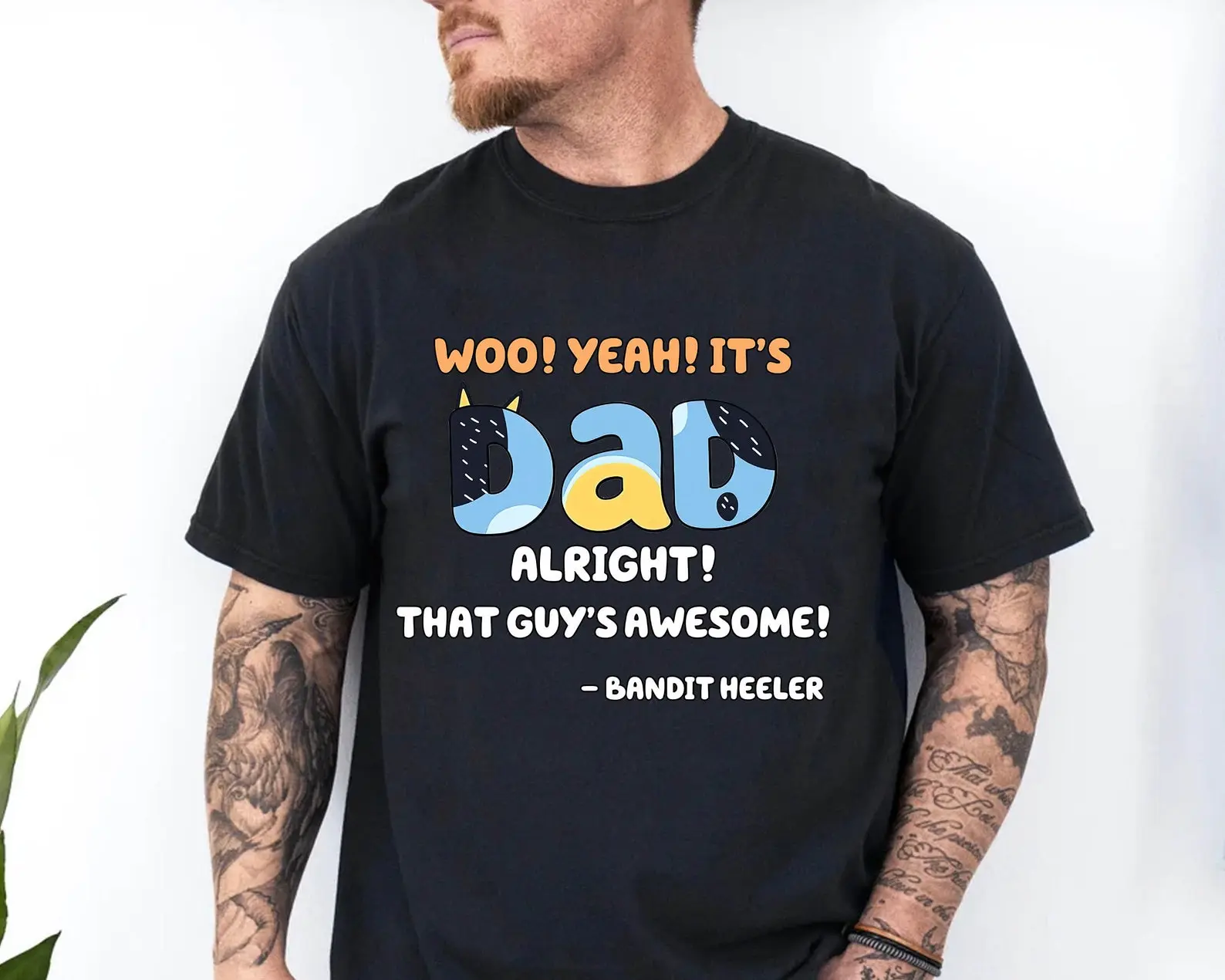 Bluey Dad Shirt, Bluey Family Matching Shirt, Bluey Fathers Day 2024 Shirt.bluey rad dad shirt, rad dad tshirt, bluey bandit shirt, dad birthday gift, dad bluey shirt, fathers day gift, bluey family tee, rad dad apparel, father's day shirt,