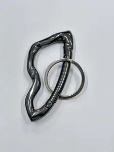 Personalized Irregular Shaped Keychain, Street Style Keychain for Men & Women, Trendy All-match & Exquisite Keychain Harnesses for Birthday Gift