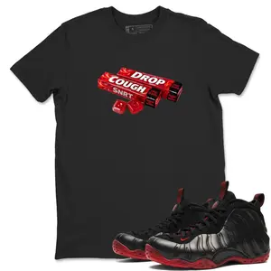 Unisex T-shirt to match Jordan Foamposite Cough Drop - Cough Drop. 100% Cotton for Casual Wear. Comfortable Summer Unisex T-Shirt to match Jordan Sneaker. Streetwear Style. urban outfitters