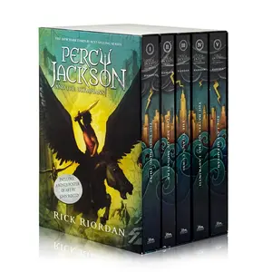 2025 5 Books/Set Percy Jackson & The Olympians English Original Novel Books Children's English Picture Book Sets