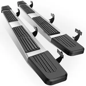 【Yzona】6" Running Boards Compatible with 2009-2018 RAM 1500 Quad Cab/Extended Cab, 2019-2024 RAM 1500 Classic, Side Step Rails Aluminum Alloy Nerf Bars