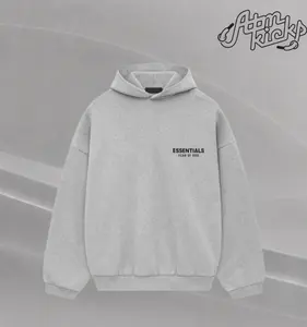 Fear of God Essentials Fleece Hoodie II 'Light Heather Grey' FW24 Authentic Brand New Fashion Streetwear Hypebeast Limited Gift