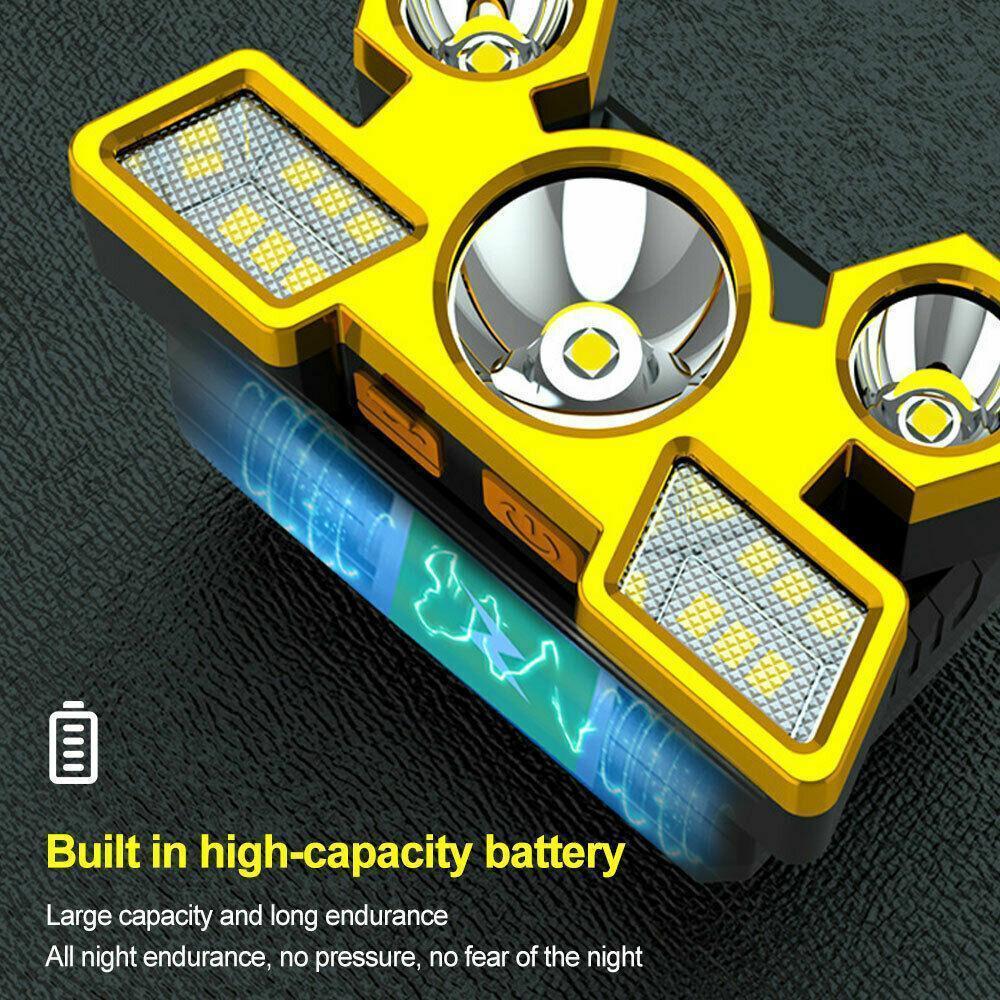 Rechargeable Headlamp,10000LM COB LED Headlamp USB Rechargeable, Zoomable Head Torch Lamp Flashlight for Outdoor Running Hunting Fishing Hiking Rechargeable Headlamp,10000LM COB LED Headlamp USB Rechargeable, Zoomable Head Torch Lamp Flashlight for Outdoor Running Hunting Fishing Hiking