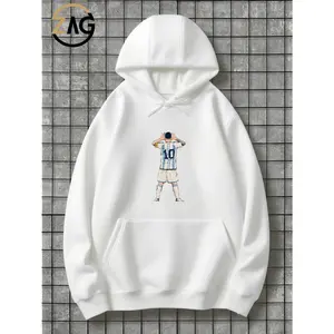 Unisex Adult Teen Argentina Legend Hoodie For Soccer Fans Comfortable Stylish - Unisex, hooded sweatshirt, front pocket design, Brother Teenage Mom Dad Halloween Birthday Christmas Gift Valentine's Day Boyfriend Girlfriend