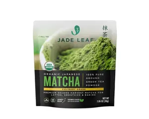 Jade Leaf Matcha Organic Green Tea Powder, Culinary Grade Premium Second Harvest - Authentically Japanese (1.06 Ounce Pouch)