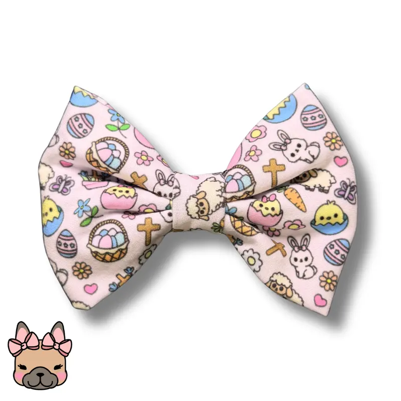 Easter Dog Bows - Spring Accessories For Dogs - Bows for Short-Haired Pets