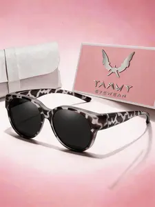 Comfortable Fit over Glasses for Women & Men, Sporty Design, Uv400 Protection, PC Frame Material, All Seasons Use, Casual Eyewear