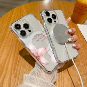 God is within her She will not fall PsalmPattern Anti-drop high-transparency material two-in-one back panel acrylic, edge TPU for iPhone16 15 14 13 cases-51YKL016