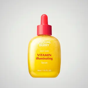 EQQUALBERRY Vitamin Illuminating Serum 30ml | Brightening & Glow-Boosting Serum  | With Vitamin C + Niacinamide + Hyaluronic Acid + Berry Complex | Fades Dark Spots, Evens Tone & Revives Radiance