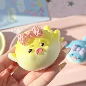 Angry Pufferfish Squishy - Muddy Bun-Shaped Stress Relief Toy. Grumpy & Satisfying Slow Rising Fidget. Extreme Soft Anxiety Relief Gift for Adults!