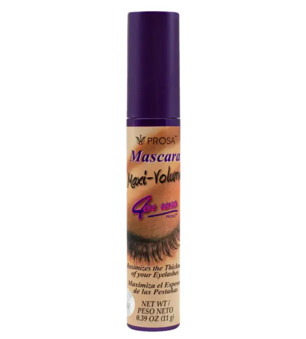 Prosa Maxi-Volume 4 IN 1 Mascara - Smooth Application & Long-Wearing Formula for Bold Lashes - 0.39 oz