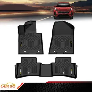 TPE Floor Mats Liners Fits 2019-2021 Hyundai Tucson 2017-2022 Kia Sportage Floor Mats All-Weather