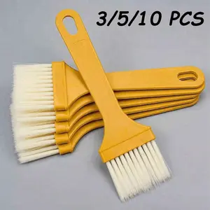 3/5/10 PCS Multi-Use Small Brushes with Plastic Handles, Thin Handle Plastic Board Brush, Dust Removal Brush for Computer Keyboard Cleaning