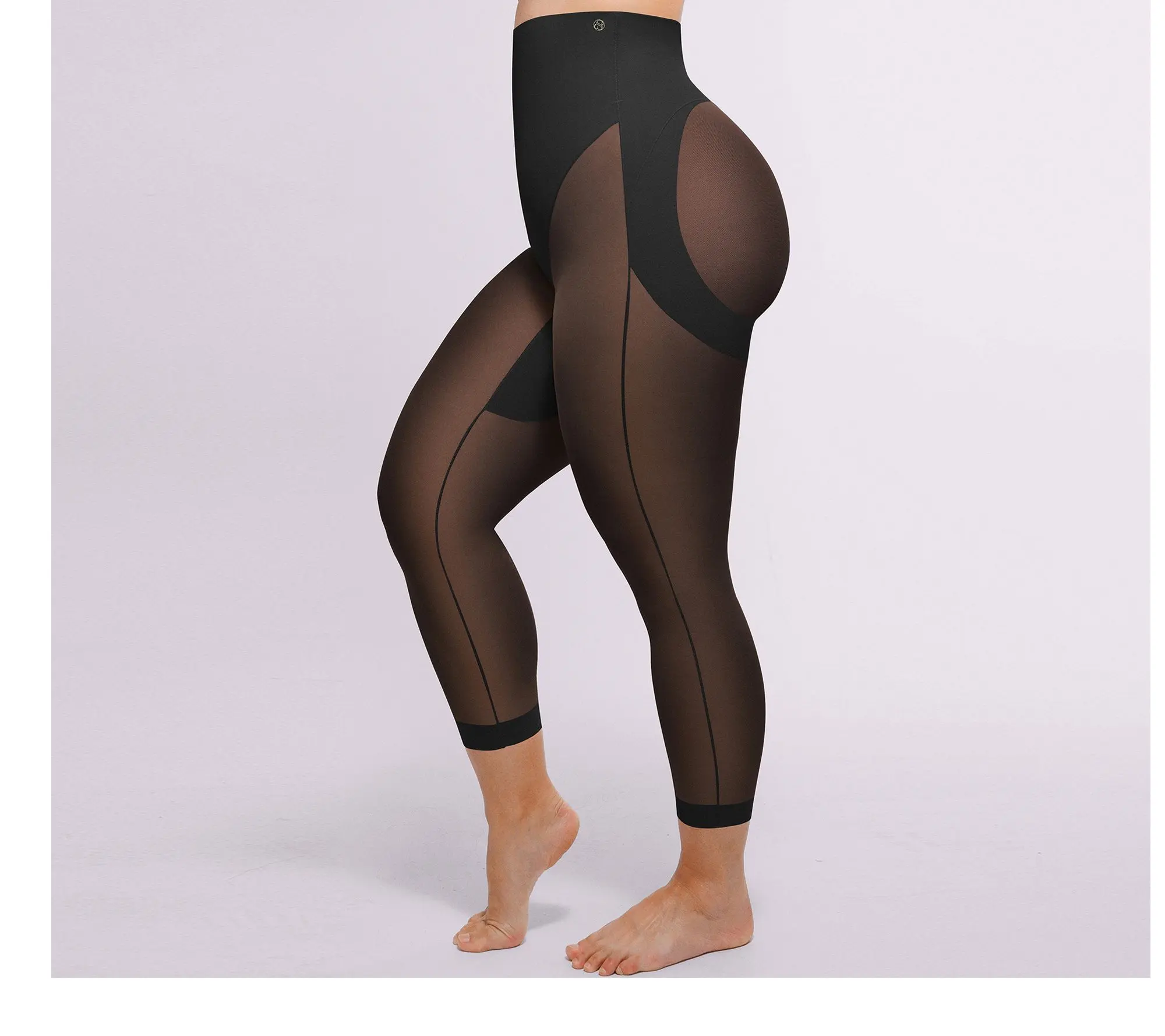 Shapellx BOOT-YEAH MeshSmooth Butt-Lifting Capri
