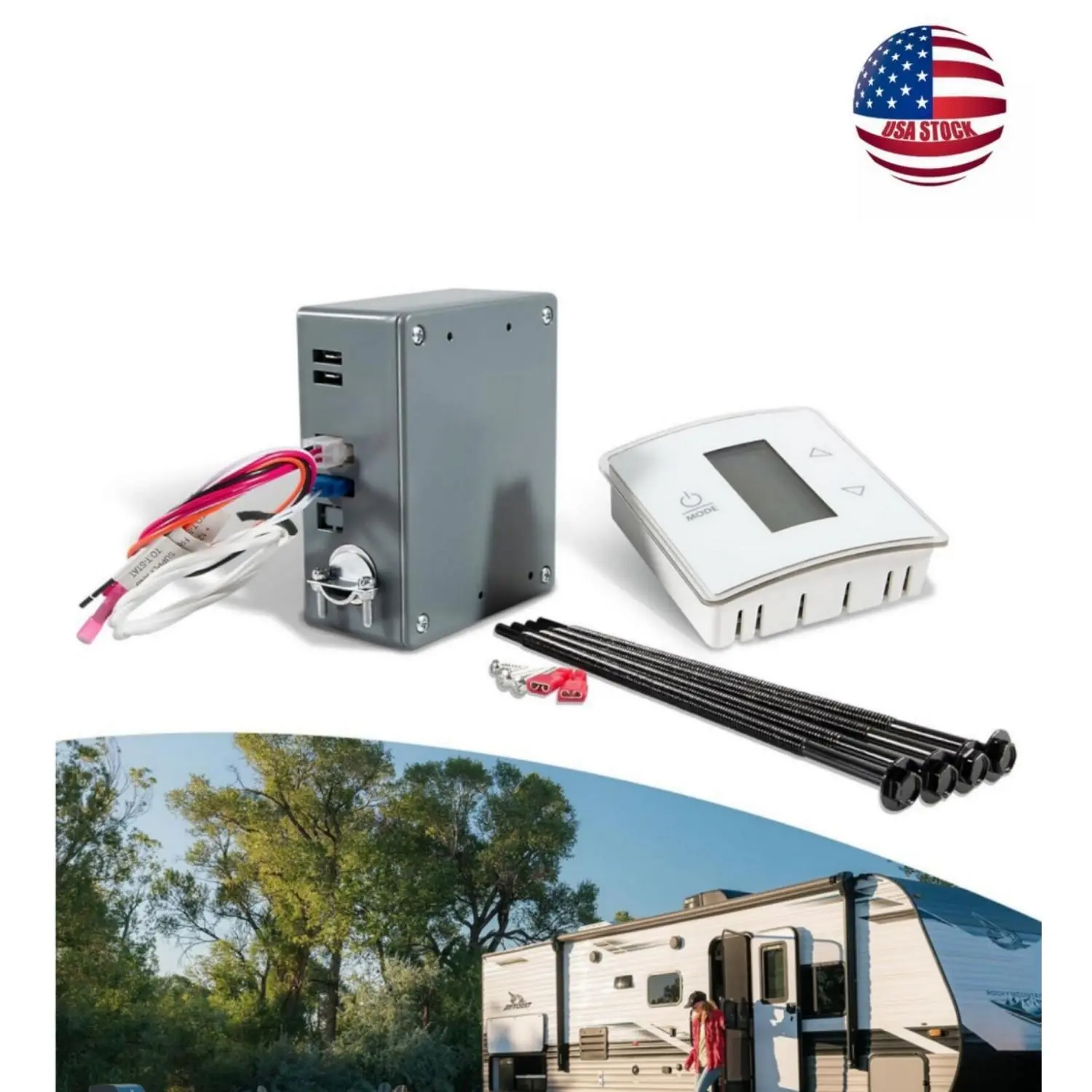 3316230.000 LCD Touch Thermostat with Control Kit For Dometic RV Camper AC