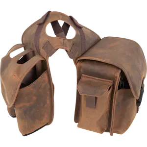 Cashel Distressed Leather Saddle Horn Bag