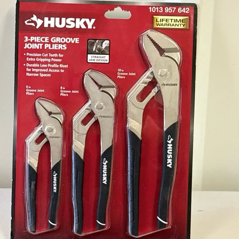 3-Piece Groove Joint Pliers Set