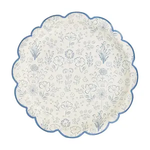 Pembroke Floral 10" Paper Plate | Pack of 8