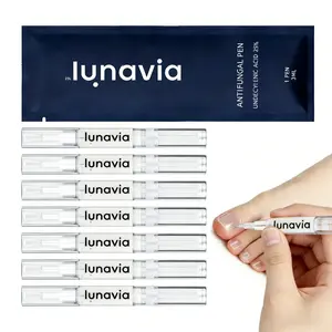 Lunavia Antifungal Pen UNDECYLENIC ACID 25% for Athlete's Foot Jock Itch & Ringworm Treatment 3ML Toe Polish Vecnythra Solution