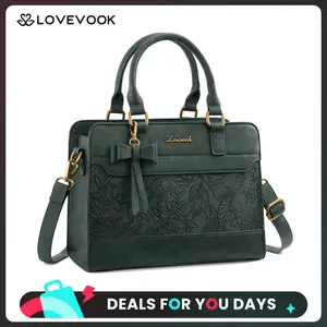 LOVEVOOK 11.5inch Small Handbag for Women, PU Leather Tote Bag, Bow-decorated Wallets, with Adjustable and Detachable Shoulder Straps, Satchel Shoulder Crossbody with Zipper,Perfect Gift Choice