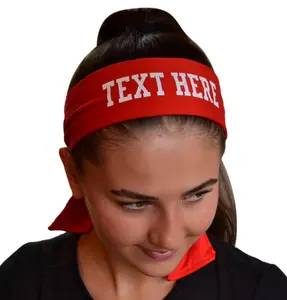 Design Your Own Custom Sport Tie Headband with Heat Transfer Vinyl Personalized Your Way