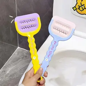 2026 Trendy Toilet Crevice Gap Scraper, Multifunctional Long Handle Cleaning Brush, No Dead Angle Hands Free Bathroom Cleaner, Portable Gap Dirt Remover for Toilet Corner Floor Tile Home Bathroom Deep Cleaning Tool