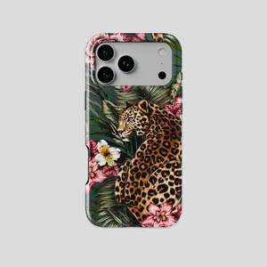 Luxury Leopard Phone Case for use with iphone 17 air 16 pro max 15 plus 14 pro 13/12/11 hard shell design phone cases for iphone X/XS XSMAX XR 7/8 PLUS Scratch-resistant Korean style 2-in-1 phone case for girlies aesthetic holographic phone case