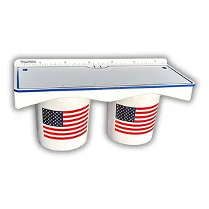 TRAPSKI Double Fillet Table 33" Raised Cutting Board with Ruler & Juice Groove for Anglers USA Made Kitchen Chopping Station