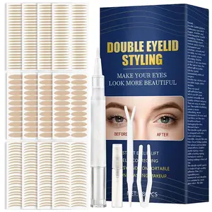 480pcs/set Double Eyelid Sticker with Tools, Invisible Waterproof Eyelid Tape, Unisex Eye Makeup Tools for Adults & Kids