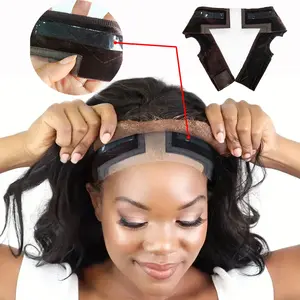 Lace Wig Grip Band Women: Adjustable Silicone Non-Slip Wig Gripper with Middle Lace Part & Ear Cut Outs Secure Fit Breathable No-Headache for Wigs Chemo Cosplay Sports Daily Wear