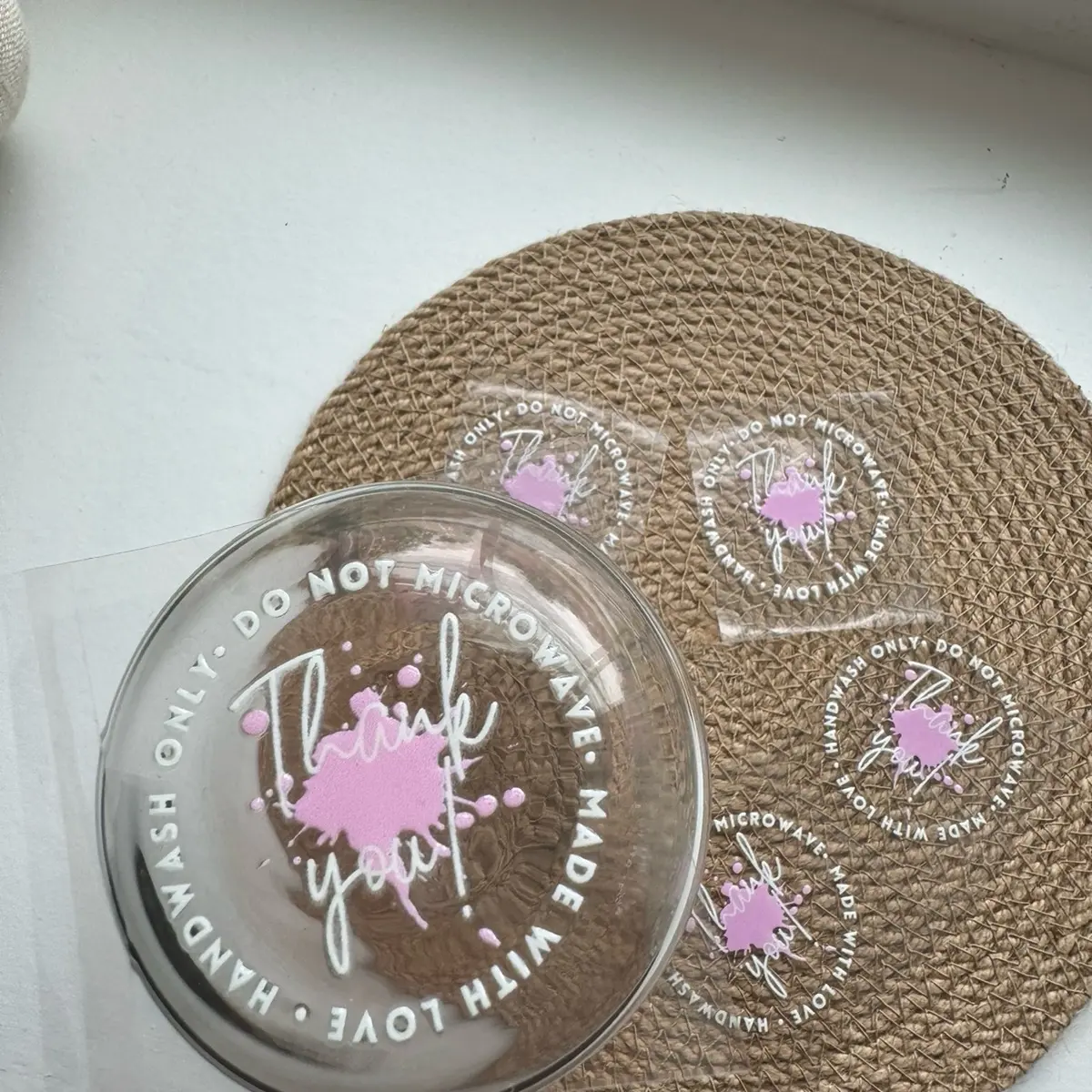 Bottom of cup 25 pack UVDTF decals Bottom of cup 25 pack UVDTF decals
