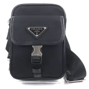 Pre-owned PRADA Others Small Leather Goods Re Nylon Smartphone Case