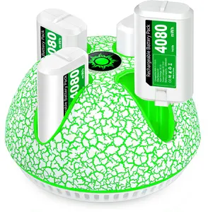 Rechargeable Xbox Controller Battery Pack,4x4080mWh Battery Pack for Xbox One/Xbox Series X|S,Xbox Rechargeable Battery Pack with Xbox Charger Station, Xbox Battery Kit for Xbox One Elite Controller