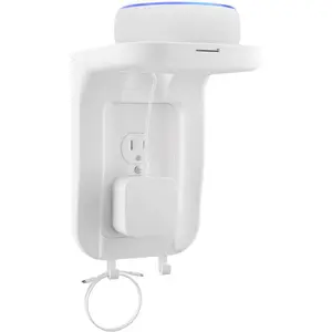 Space-Saving Outlet Shelf Organizer, Home Organization Helper,Vertical Wall Holder for Bathroom & Workspace, Holds up to 10lbs for Various Items